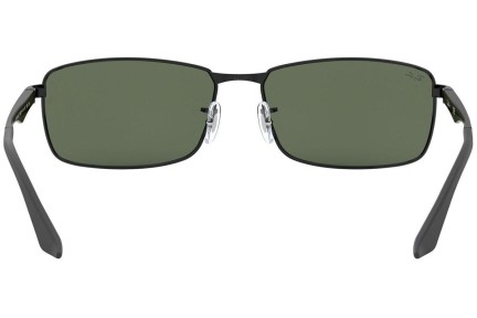 Okulary przeciwsłoneczne Ray-Ban RB3498 002/71 Prostokątne Czarne