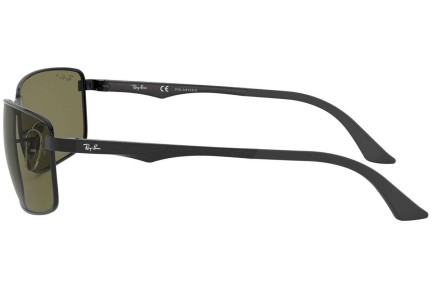 Okulary przeciwsłoneczne Ray-Ban RB3498 002/9A Polarized Prostokątne Czarne