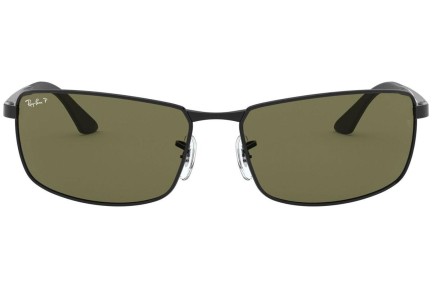 Okulary przeciwsłoneczne Ray-Ban RB3498 002/9A Polarized Prostokątne Czarne