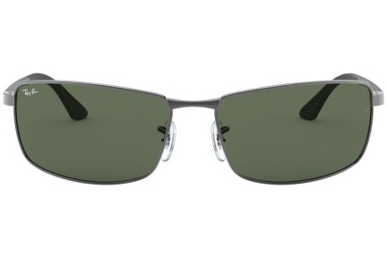Okulary przeciwsłoneczne Ray-Ban RB3498 004/71 Prostokątne Szare