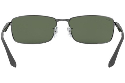 Okulary przeciwsłoneczne Ray-Ban RB3498 004/71 Prostokątne Szare