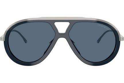 Слънчеви очила Emporio Armani EA4242U 621380 Пилотни Синя