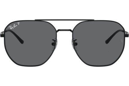 Слънчеви очила Ray-Ban RB3724D 002/81 Polarized Правоъгълни Черна