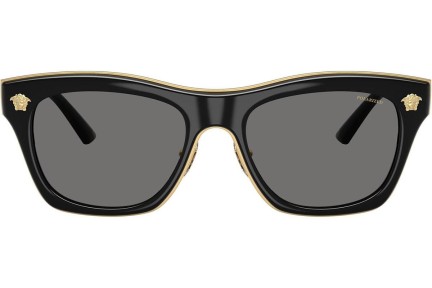 Okulary przeciwsłoneczne Versace VE2272 GB1/81 Polarized Kwadratowe Czarne