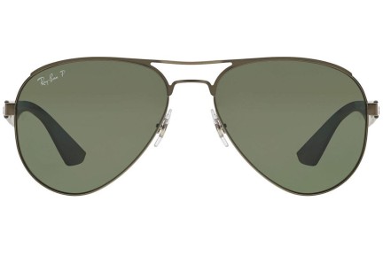 Okulary przeciwsłoneczne Ray-Ban RB3523 029/9A Polarized Pilotki (Aviator) Szare