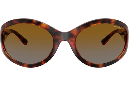 Слънчеви очила Vogue Eyewear VO5606S W656T5 Polarized Заоблени Хавана