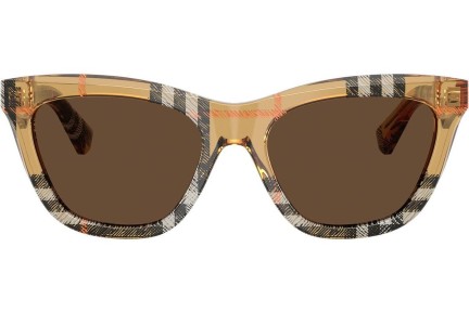 Okulary przeciwsłoneczne Burberry BE4435 414673 Kwadratowe Brązowe