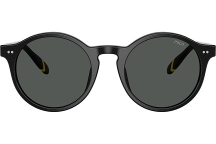 Okulary przeciwsłoneczne Polo Ralph Lauren PH4204U 538587 Okrągłe Czarne