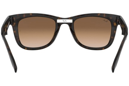 Sunčane naočale Ray-Ban Folding Wayfarer Classic RB4105 710/51 Kvadratni Havana