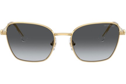 Слънчеви очила Swarovski SK7029 4004T3 Polarized Око на котка Златна