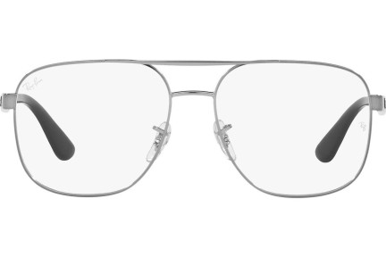 Ochelari Ray-Ban RX6476I 2502 Pătrați Argintii