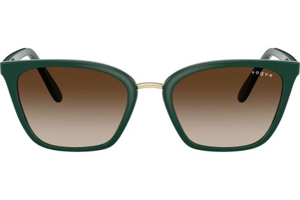 Слънчеви очила Vogue Eyewear VO5597SI 312213 Око на котка Зелена