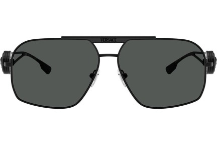 Okulary przeciwsłoneczne Versace VE2269 143387 Pilotki (Aviator) Czarne