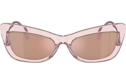 Okulary przeciwsłoneczne Dolce & Gabbana DG4467B 31486X Kocie oczy Różowe