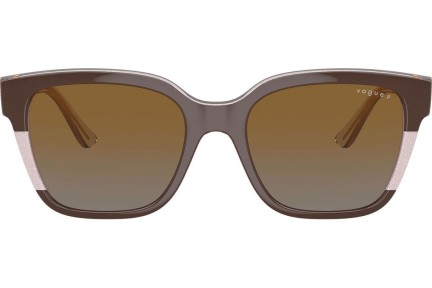 Слънчеви очила Vogue Eyewear VO5558S 3136T5 Polarized Квадратни Кафява