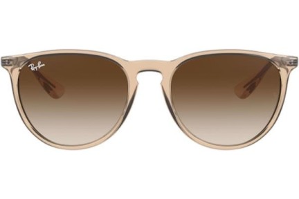 Ochelari de soare Ray-Ban Erika RB4171 651413 Rotunzi Maro