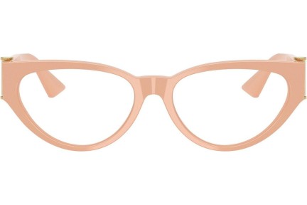Okulary korekcyjne Versace VE3366 5494 Kocie oczy Beżowe