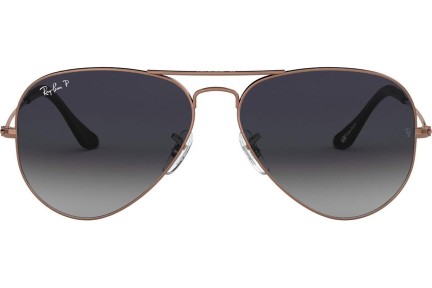 Слънчеви очила Ray-Ban Aviator RB3025 903578 Polarized Пилотни Кафява