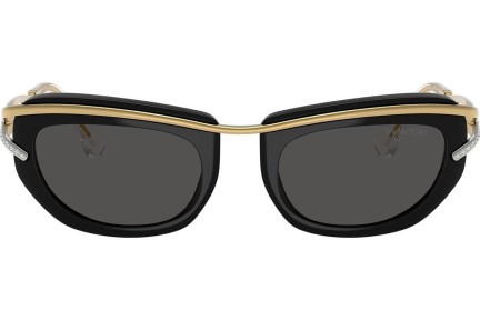Okulary przeciwsłoneczne Swarovski SK7026 403487 Kocie oczy Czarne