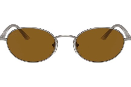 Okulary przeciwsłoneczne Persol PO1018S 513/33 Owalne Srebrne