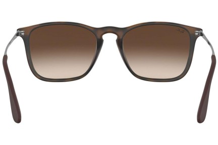 Okulary przeciwsłoneczne Ray-Ban Chris RB4187 856/13 Kwadratowe Havana