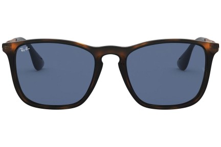 Okulary przeciwsłoneczne Ray-Ban Chris RB4187 639080 Kwadratowe Havana