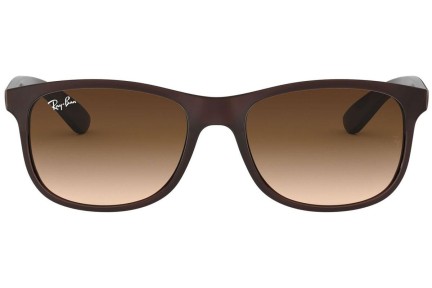 Ochelari de soare Ray-Ban Andy RB4202 607313 Pătrați Maro