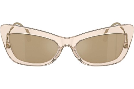 Okulary przeciwsłoneczne Dolce & Gabbana DG4467B 343203 Kocie oczy Beżowe
