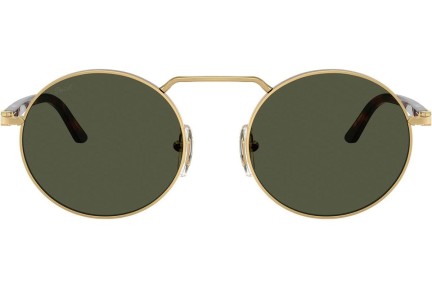 Okulary przeciwsłoneczne Persol PO1019S 515/31 Okrągłe Złote