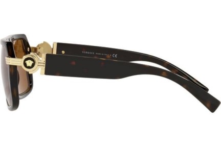 Okulary przeciwsłoneczne Versace Vintage Icon Pilot VE4399 108/73 Flat Top Havana