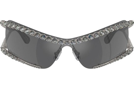 Слънчеви очила Swarovski SK7022 40096G Polarized Око на котка Сребърна