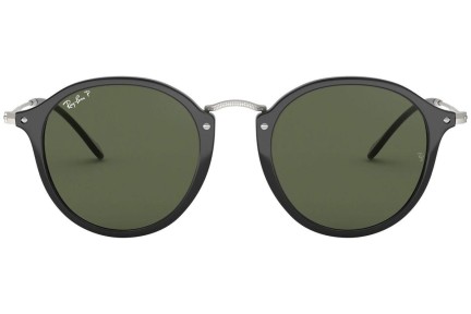 Okulary przeciwsłoneczne Ray-Ban Round RB2447 901/58 Polarized Okrągłe Czarne