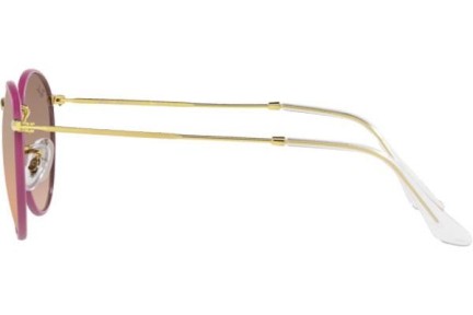 Okulary przeciwsłoneczne Ray-Ban Round Full Color RB3447JM 91963E Okrągłe Fioletowe