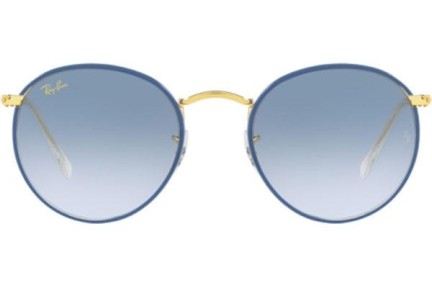 Zonnebril Ray-Ban Round Full Color RB3447JM 91963F Ronde Blauw