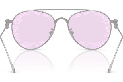 Слънчеви очила Giorgio Armani AR6167 3045Z9 Пилотни Сребърна