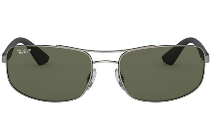 Okulary przeciwsłoneczne Ray-Ban RB3527 029/9A Polarized Prostokątne Szare