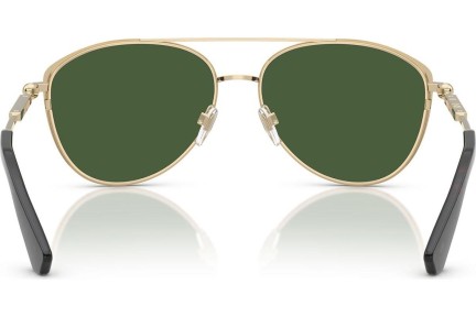 Okulary przeciwsłoneczne Burberry BE3157 110971 Pilotki (Aviator) Złote