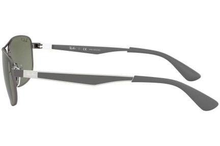 Okulary przeciwsłoneczne Ray-Ban RB3528 029/9A Polarized Pilotki (Aviator) Szare