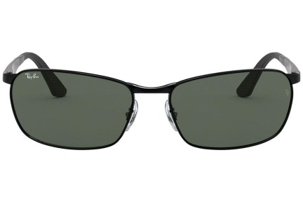 Okulary przeciwsłoneczne Ray-Ban RB3534 002 Prostokątne Czarne