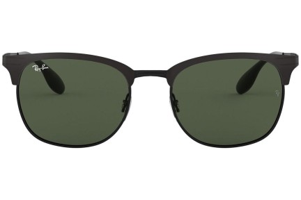 Okulary przeciwsłoneczne Ray-Ban RB3538 186/71 Browline Czarne