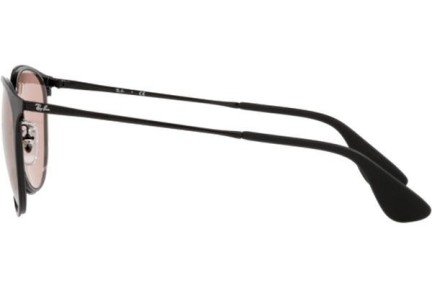 Okulary przeciwsłoneczne Ray-Ban Erika Metal RB3539 002/Q4 Okrągłe Czarne