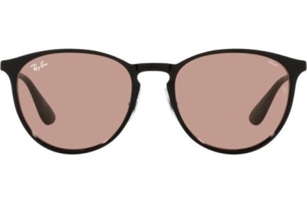 Okulary przeciwsłoneczne Ray-Ban Erika Metal RB3539 002/Q4 Okrągłe Czarne
