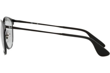 Okulary przeciwsłoneczne Ray-Ban Erika Metal RB3539 002/Q5 Okrągłe Czarne