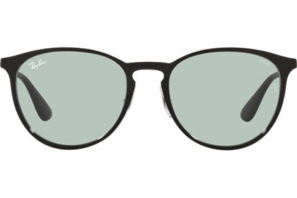 Okulary przeciwsłoneczne Ray-Ban Erika Metal RB3539 002/Q5 Okrągłe Czarne