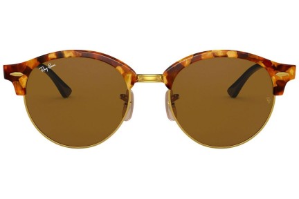 Okulary przeciwsłoneczne Ray-Ban Clubround Classic RB4246 1160 Okrągłe Brązowe
