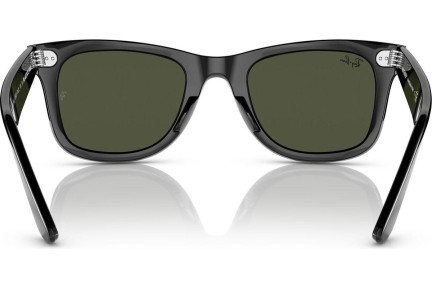 Okulary przeciwsłoneczne Ray-Ban Wayfarer RB2140F 135831 Kwadratowe Czarne