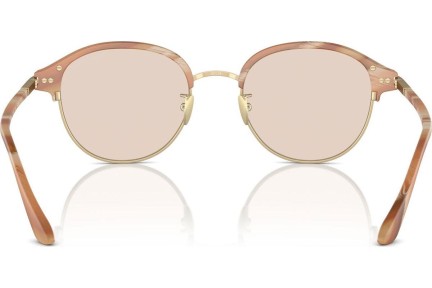 Слънчеви очила Giorgio Armani AR8215 6067M4 Заоблени Кафява