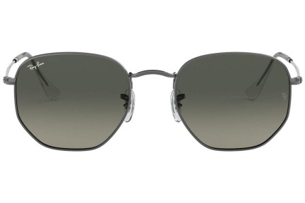 Слънчеви очила Ray-Ban Hexagonal Flat Lenses RB3548N 004/71 Заоблени Сива