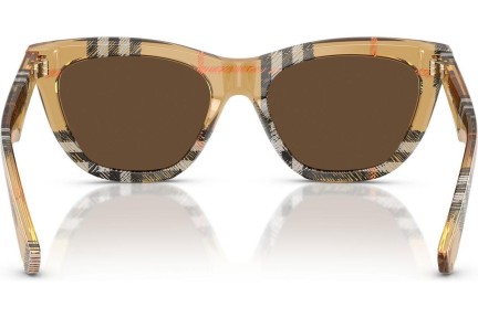 Okulary przeciwsłoneczne Burberry BE4435 414673 Kwadratowe Brązowe