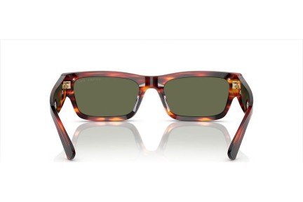 Слънчеви очила Prada PRA03S 13O03R Polarized Квадратни Хавана